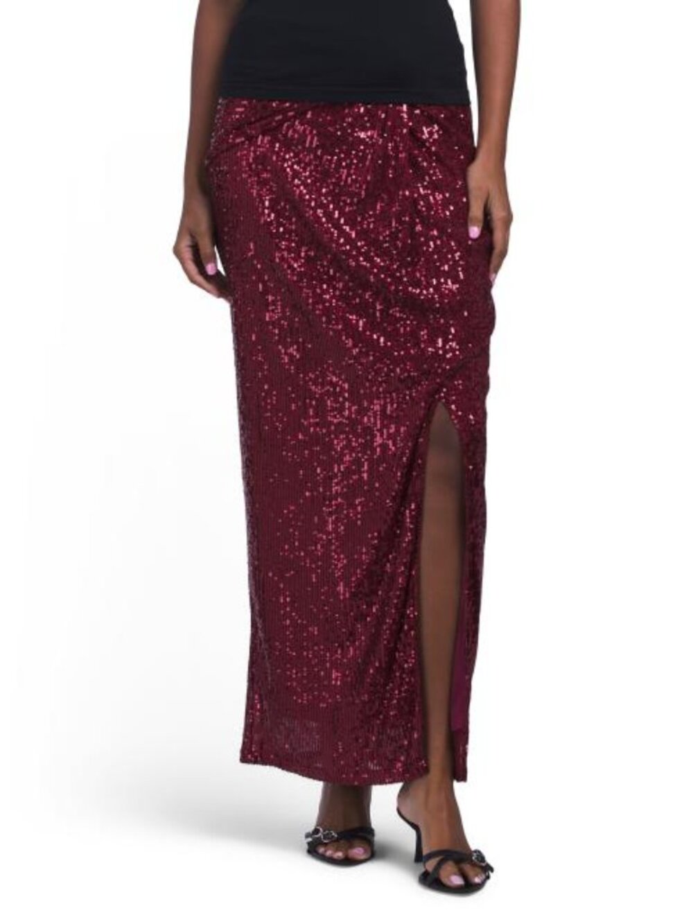 MUSE Side Twist Skirt With Slit